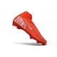 Nike Air Zoom Mercurial Superfly 10 Elite FG Rouge Blanc