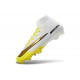 Nike Air Zoom Mercurial Superfly 10 Elite FG Blanc Jaune Or