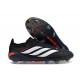 Adidas Predator 26 Elite FG Nouvelles Noir Blanc Rouge