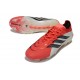 Adidas Predator 26 Elite FG Nouvelles Rouge Lucide Noir Blanc Ftwr