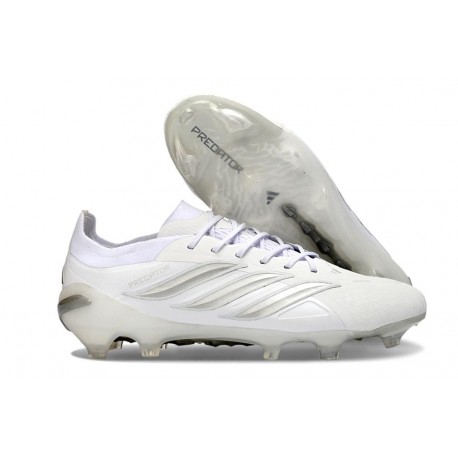 Adidas Predator 26 Elite FG Nouvelles Blanc