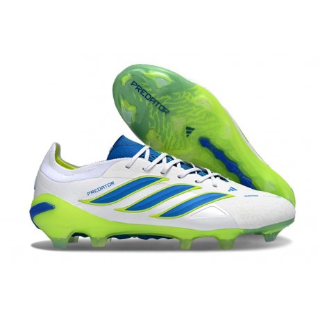 Adidas Predator 26 Elite FG Nouvelles Blanc Bleu