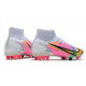 Nike Mercurial Superfly 8 Elite Synthetique AG Blanc Rose