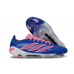 Adidas Predator 26 Elite FG Nouvelles Bleu Rose