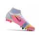 Nike Mercurial Superfly 8 Elite Synthetique AG Blanc Rose