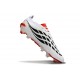 Adidas Predator 26 Elite FG Nouvelles Blanc Noir Rouge