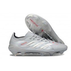 Adidas Predator 26 Elite FG Nouvelles Gris Argent