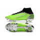 Chaussures Nike Mercurial Superfly 8 Élite FG Vert Argent Noir