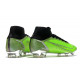 Chaussures Nike Mercurial Superfly 8 Élite FG Vert Argent Noir