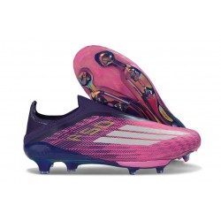 Chaussure de Football adidas F50+ LL Elite FG Violet Rose