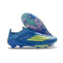 adidas F50+ LL Elite FG  X MESSI Equipe Bleu Royal Jaune Solaire Bleu Semi Eclatant