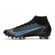 Nike Mercurial Superfly 8 Elite Synthetique AG Noir Gris Acier