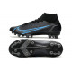 Nike Mercurial Superfly 8 Elite Synthetique AG Noir Gris Acier