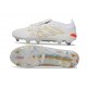 Crampon Adidas Predator 26 Elite FT FG Blanc Or