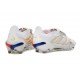 Crampon Adidas Predator 26 Elite FT FG Blanc Or