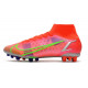 Nike Mercurial Superfly 8 Elite Synthetique AG Rubis Argent Metallique