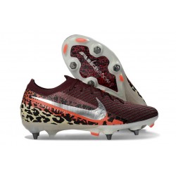 Nike Mercurial Vapor XVI Elite SG Pro United - Bordeaux Argent Métallisé Rouge Fossile
