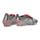 Crampon Adidas Predator 26 Elite FT FG Fer Mét. Blanc Ftwr Rouge Lucide
