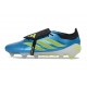 Crampon Adidas Predator 26 Elite FT FG Bleu Ray Team Jaune Solaire