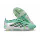 Crampon Adidas Predator 26 Elite FT FG Vert Argent