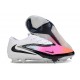 Chaussures Nike Phantom 6 Elite Low FG Rose Blanc
