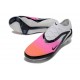 Chaussures Nike Phantom 6 Elite Low FG Rose Blanc