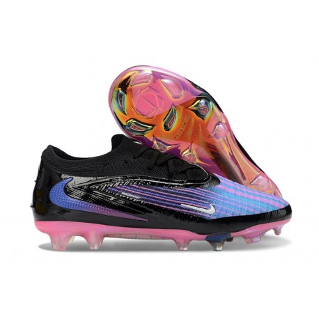 Chaussures Nike Phantom 6 Elite Low FG Noir Bleu