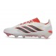 Chaussures Adidas Predator Elite L FG Blanc Noir Rouge