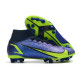 Nike Mercurial Superfly 8 Elite Synthetique AG Sapphire Volt Bleu