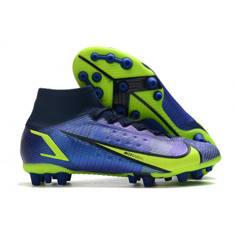 Nike Mercurial Superfly 8 Elite Synthetique AG Sapphire Volt Bleu