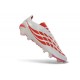 Chaussures Adidas Predator Elite L FG Blanc Noir Rouge