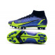 Nike Mercurial Superfly 8 Elite Synthetique AG Sapphire Volt Bleu