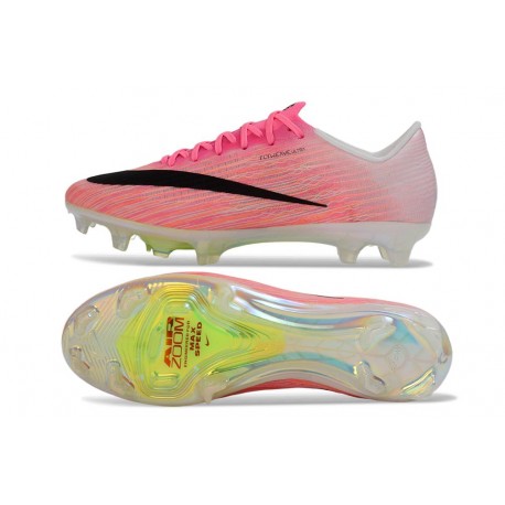 Chaussures de Foot Nike Mercurial Vapor 17 Elite FG Rose Noir