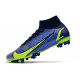 Nike Mercurial Superfly 8 Elite Synthetique AG Sapphire Volt Bleu