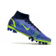 Nike Mercurial Superfly 8 Elite Synthetique AG Sapphire Volt Bleu