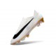 Chaussures de Foot Nike Mercurial Vapor 17 Elite FG Blanc Noir Or
