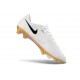 Chaussures de Foot Nike Mercurial Vapor 17 Elite FG Blanc Noir Or