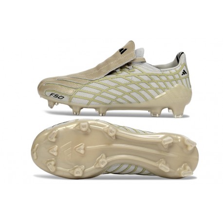 adidas F50 Elite FG Spider Nouveaux Or Gris