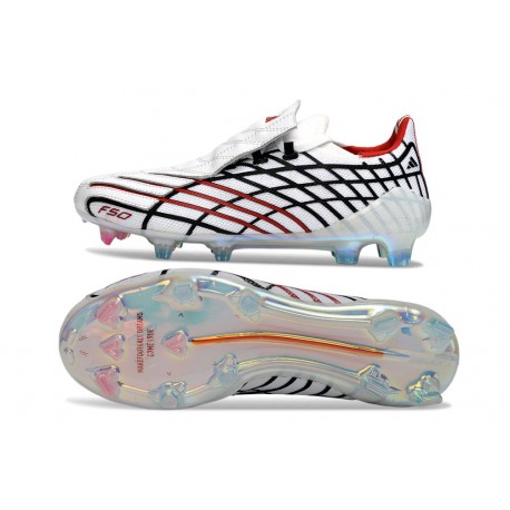 adidas F50 Elite FG Spider Nouveaux Blanc Rouge Bleu
