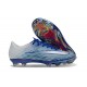 Chaussures de Foot Nike Mercurial Vapor 17 Elite FG Bleu Blanc Argent