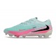 Chaussures Nike Phantom 6 Elite Low FG Pistachio Frost Rose Noir