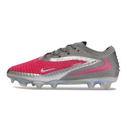 Chaussures Nike Phantom 6 Elite Low FG Rose Argent Gris