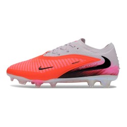 Chaussures Nike Phantom 6 Elite Low FG Orange Vif Gris