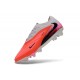 Chaussures Nike Phantom 6 Elite Low FG Orange Vif Gris