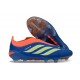 Crampons de Foot Adidas Predator Elite LL FG Bleu Orange Vert Citron