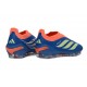 Crampons de Foot Adidas Predator Elite LL FG Bleu Orange Vert Citron