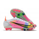 Chaussures de football Nike Mercurial Vapor 14 Élite AG Blanc Rose
