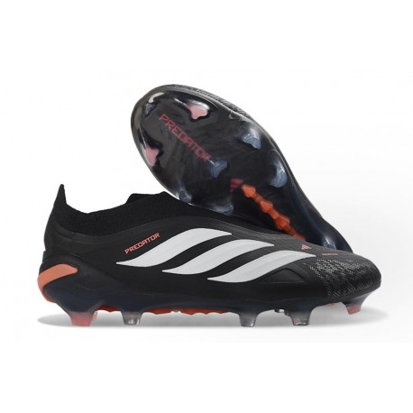 Crampons de Foot Adidas Predator Elite LL FG Noir Blanc