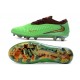 Chaussures Nike Phantom 6 Elite Low FG Vert Or