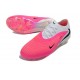 Chaussures Nike Phantom 6 Elite Low FG Rose Blanc Noir
